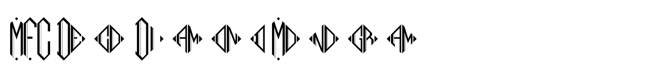MFC Deco Diamond Monogram